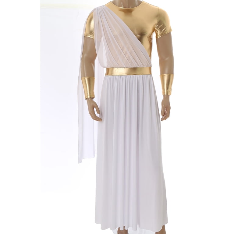 short white toga dress Toga Short Dress in Off White