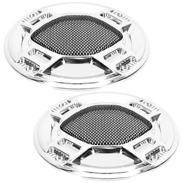Hemoton 2 Pcs Speaker Grille Car Speaker Protector Speaker Guard 12.5x12.5cm Silver
