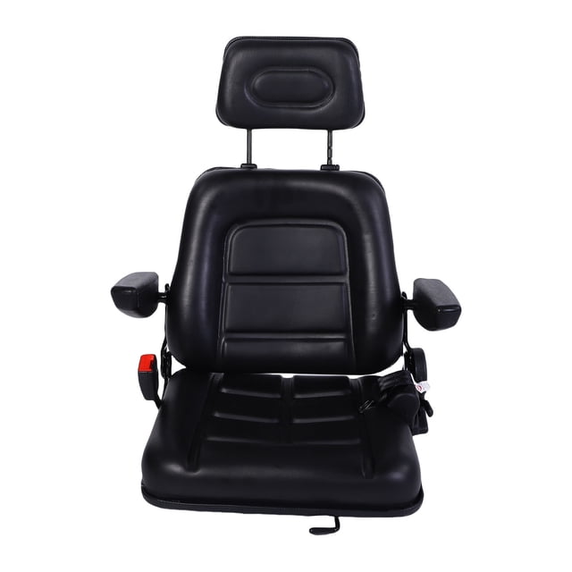 Asiento De Montacargas, Asiento Tractor Con Respaldo Ajuste, Cinturón De Seguridad, Asiento Cortacésped Universal Para Excavador Cargador Patineta Telesplayler