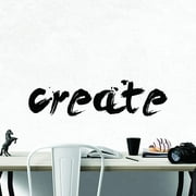 Inspirational Wall Decal Quote - "CREATE"