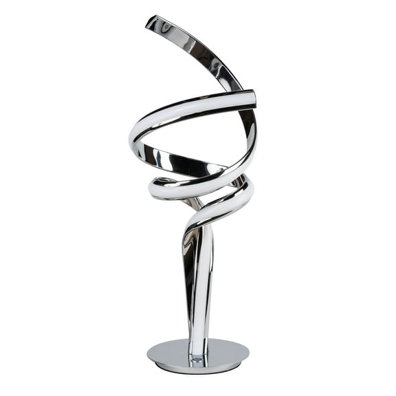 Munich Chrome Table Lamp // Natural White LED Strip & Touch Dimmer