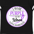 thumbnail image 4 of Inktastic I Wear Purple for my Mom- Lupus Awareness Boys or Girls Toddler T-Shirt, 4 of 5