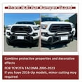 thumbnail image 2 of Kojem Bull Bar Fit for 2005-2023 Toyota Tacoma Pickup Truck Brush Push Front Bumper Guard, 2 of 10