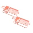 thumbnail image 1 of Oleegame 2PC Shower Soap Dish With Hook Faucet Rack Household Kitchen Punch-free Rag Sponge Brush Rack Sink Storage Rack, 1 of 2
