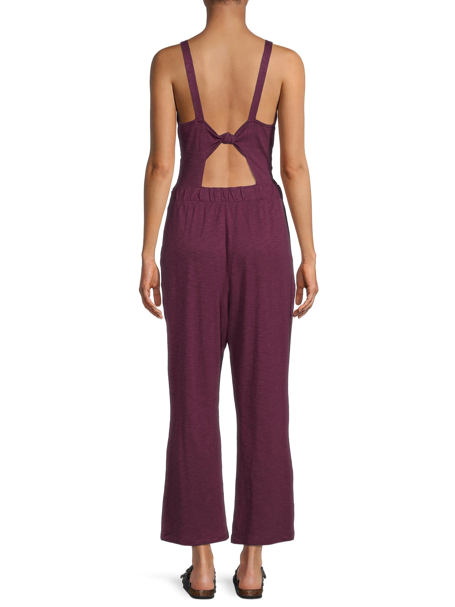 Time and Tru Women's Sleeveless Jumpsuit