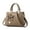 brown, variant on Women's PU Leather Solid Print Bow Tote Crossbody Handbag