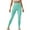 Mint Green, variant on Women's Solid Color Seamless Knit Push Up Fitness Pants High Waist Belly Tight Sweatpants Stretch Yoga Pants Workout Stretchy Running Tummy Control Joggers Bottoms Blue M