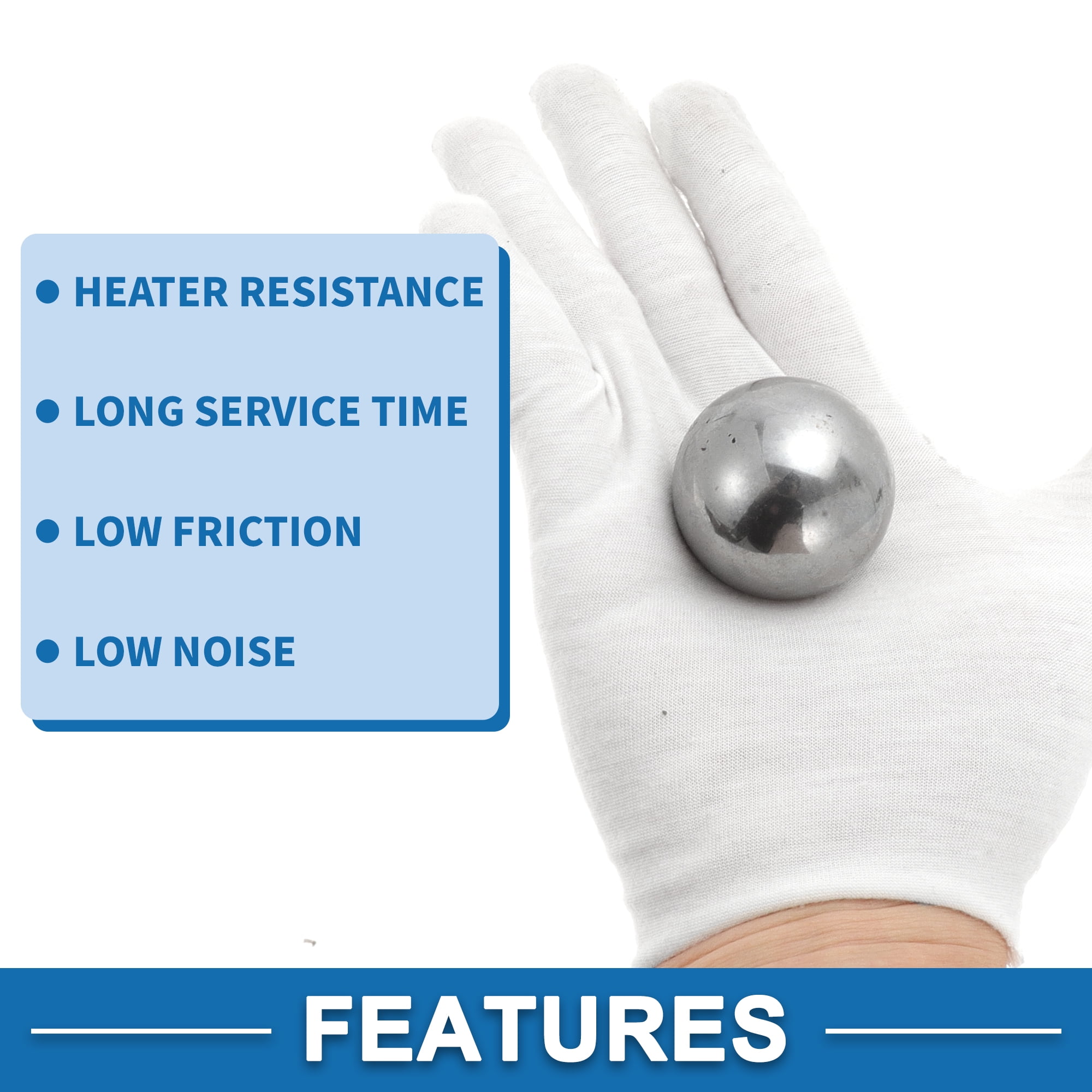 Unique Bargains 41.3mm Bearing Ball Bearing Steel G100 Precision Ball Silver Tone 1 Pc