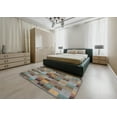 thumbnail image 4 of Ahgly Company Indoor Rectangle Patterned Sage Green Abstract Area Rugs, 2' x 3', 4 of 6