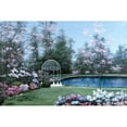 thumbnail image 3 of Romanello, Diane 14x11 Black Modern Framed Museum Art Print Titled - Lakeside Gazebo, 3 of 5