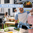 thumbnail image 3 of BBQ Grill Accessories Set of 7, Stainless Steel Grilling Tools Set with Storage Bag, Heavy Duty Grill Spatula, Tong, Fork, Basting Brush, Cleaning Brush, Dishwasher Safe & Man’s Gift$$Garden & Patio, 3 of 7