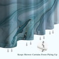 thumbnail image 6 of Blue Marble Gold Pattern Shower Curtain 84"x72" ,Bathroom Decorative Shower Curtains Set with 12 Hooks,Modern Waterproof Washable Shower Curtain, 6 of 6