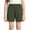 Z34 Green, variant on Mifsaly Girls Casual Shorts Kids Soft Stretch Elastic Waist Playground Shorts Comfortable Summer Lounge School Uniform Everyday Wear Bottoms