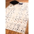 thumbnail image 2 of Furnish My Place Indoor Distressed Moroccan Style Rug with Jute Backing - 3 ft. 6 in. x 5 ft. 6 in., Ivory, Transitional, Area Rug for Living Room, Bedroom, Hallway, 2 of 9