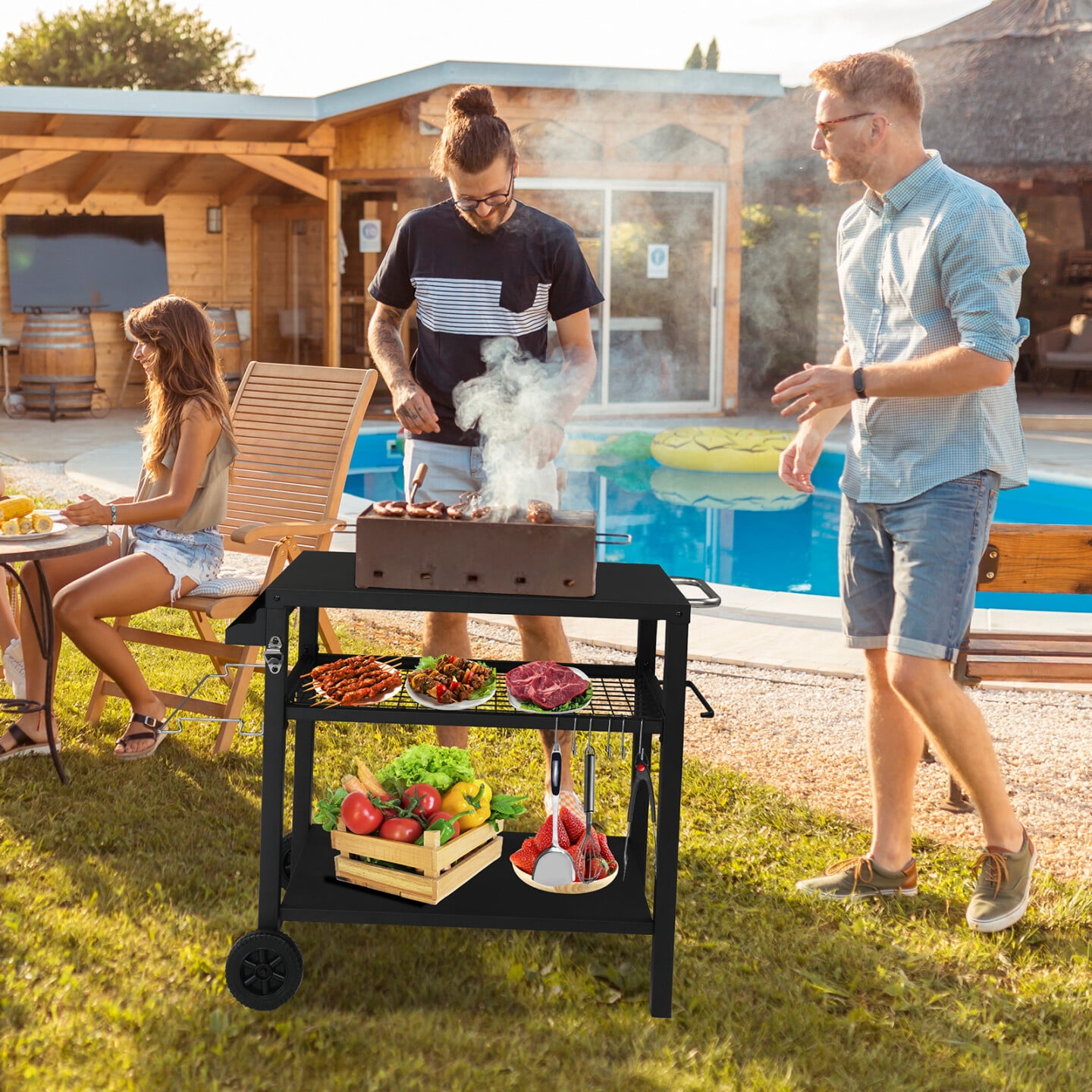 Flame Broiler Kit Für Pit Boss 1000 Serie Grills - Ersatzteil Mit Schieber Für Austin XL U.a.