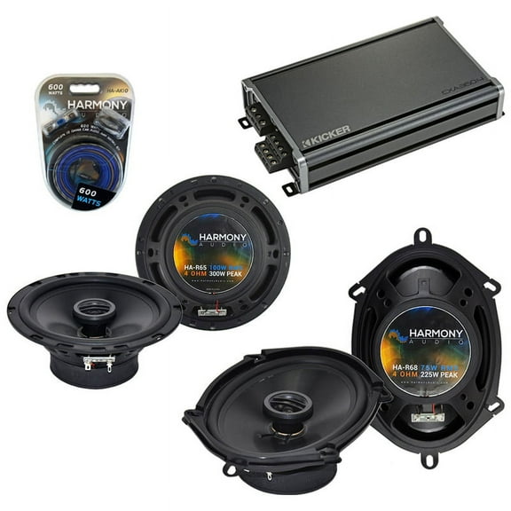 Fits Ford Bronco (Full Size) 73-84 Upgrade Harmony R65 R68 Speakers & CXA360.4