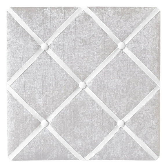 Sweet Jojo Designs Lace Grey Photo Memo Board