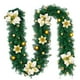 thumbnail image 1 of Fiudx Ofertas de la semana Adorno colgante para árbol de Navidad de ratán, decoración colorida para fiesta de Navidad, 270 cm/106 pulgadas, 1 of 4