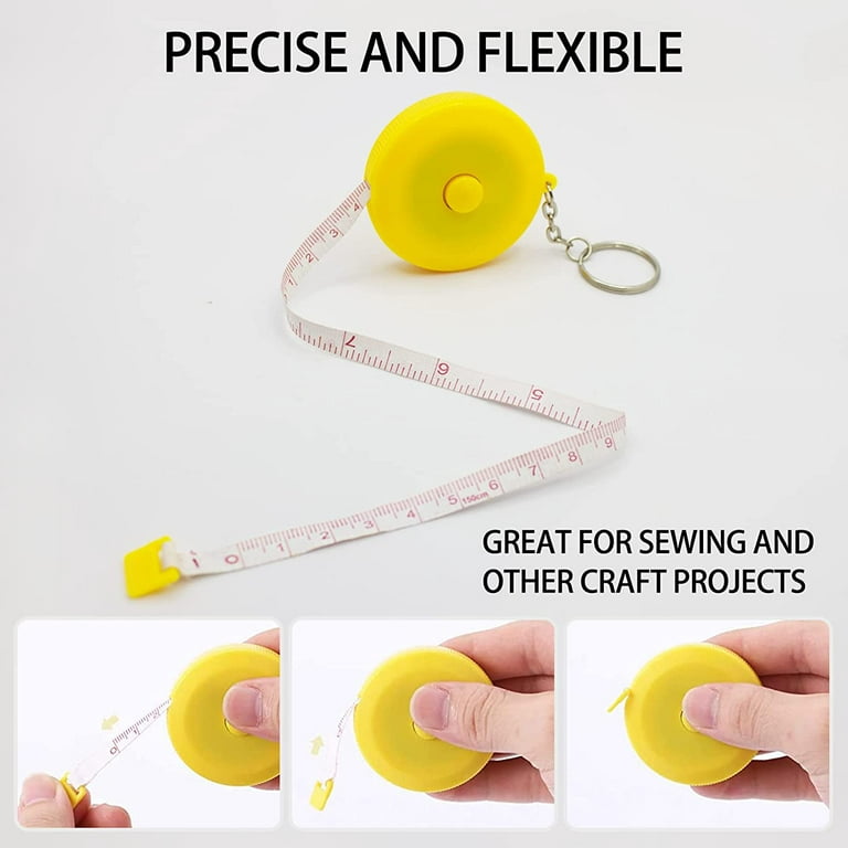 Tape Measure 60 150cm, Measuring Tapes, Sewing Notions, Dressmaking, Sewing  Supplies, Sewing Essentials, Quilting, Plastic Measuring Tape 