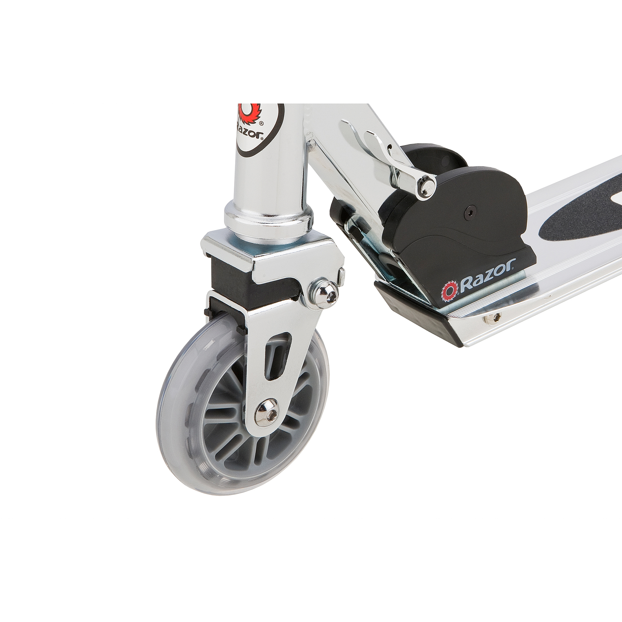Razor A2 Kick Scooter for Kids - Wheelie Bar, Front Suspension, Lightweight, Foldable, Aluminum Frame, and Adjustable Handlebars - image 5 of 9