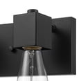 thumbnail image 2 of Globe Electric 18" 3-Light Matte Black Vanity Light, Minimalist Style, LED or Incandescent Bulbs Required, 2 of 9