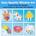 thumbnail image 4 of Creativity for Kids Easy Sparkle Window Art- Child, Beginner Craft Kit for Boys and Girls, 4 of 7