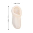 thumbnail image 2 of Supvox 1Pair Furry Winter Warm Slipper Insoles Plush Thick Comfortable Inserts, 2 of 7