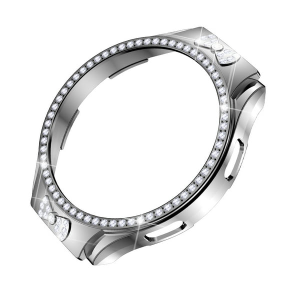 YSNOOWE Decorativa De Plateada Con Brillo Y Protección Para Bordes Compatible Con Galaxy Watch