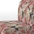 thumbnail image 4 of Designart "Blush Peony Whimsy Artwork" Pink Floral Upholstered Accent Chair - Cottage Arm Chair For Living Room, 4 of 5