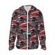 thumbnail image 1 of Fotbe Red And Blue Cars Chaqueta con Protección Solar UPF 50+ para Hombre y Mujer, Camisa con Capucha y Bolsillos-Small, 1 of 7