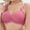 18-Hot Pink, variant on YWDJ Bras for Women Plus Size Bras No Underwire Sleep Bras Adjustable Straps Full Coverage Push up Wrap Comfy Bras Padded Plus Size Bras Solid Lounge Bras Blue S