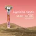 thumbnail image 3 of Venus Miami Sunset ComfortGlide Razor for Women, 3 blades, Manual Razor, Handle + 2 Razor Blade Refills, Pink, 3 of 9