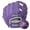 Purple, variant on Franklin Sports Meshtek Teeball Fielding Glove with Ball - Left Hand Throw - 9.5" - Purple/Chrome