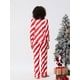 thumbnail image 4 of Conjunto de pijama navideño a rayas para mujer, cuello de solapa, manga larga, botones, pantalones con cintura elástica, pijamas de 2 piezas para estar en casa, 4 of 4