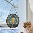 thumbnail image 5 of Customized Christmas Snow Gingerbread Man Ornament Window Hanging by Clare Donovan Suncatcher, Suncatcher with Name, Suncatcher Christmas Halloween, Stained 2025, Holiday, 5 of 6