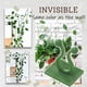 thumbnail image 3 of Paquete de 10 clips de pared para plantas verdes | Fijadores adhesivos antihuellas para plantas trepadoras y tallos | Diseño de perilla ajustable para azulejos, vidrio y superficies lisas |, 3 of 5