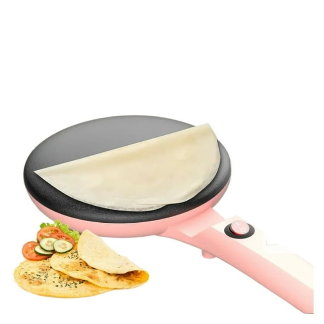 HomeCrepe Non-Stick Electric Pancake Maker - Instant Heating Baking Pan for Spring Roll Pastry ,Easy to Operate