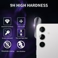 thumbnail image 2 of Elegant Choise 2Pcs Camera Lens Protector Tempered Glass for Samsung Galaxy S24 Ultra/S24 Plus/S24, Clear, 2 of 8