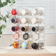 thumbnail image 6 of Stackable Wine Rack, Refrigerator Organizer for Kitchen Bottle Storage, Durable Plastic Construction, Space Saving Design Maximizes Fridge Capacity, 6 of 7