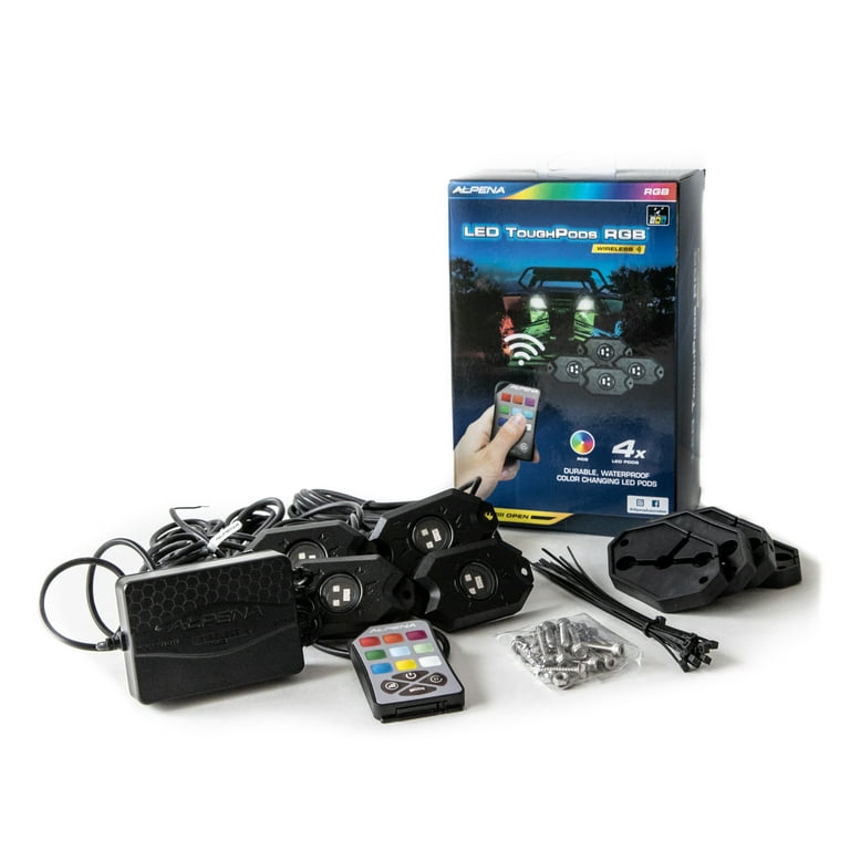 Alpena led tough pods cheap rgb wireless remote