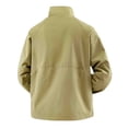 thumbnail image 4 of Jerdar Men's Nylon Jacket No Hood Lightweight Thin Zip Pockets Solid Color Long Sleeve Athletic Outdoor Casual Commute Windbreaker Coat Outerwear, 4 of 9