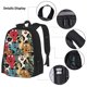 thumbnail image 3 of Balery Different Cats 1 Mochila Escolar 3 en 1 para Niños - Mochila Resistente con Lonchera Térmica y Estuche - Mochila Escolar para Niños y Niñas, 3 of 7
