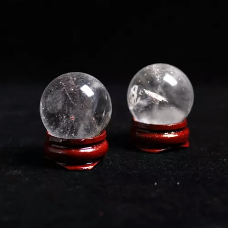 EOEMY Natural Quartz Sphere Chakra Reiki Mineral Crystal Ball W/ Stand Decor 20-100mm-Clear Quartz (5Cm 160G) EOEMY Natural Quartz Sphere Chakra Reiki Mineral Crystal Ball W/ Stand Decor 20-100mm-Clear Quartz (5Cm 160G)