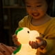 thumbnail image 5 of Luz de silicona con forma de dinosaurio para niños, luz de noche con doble color que cambia de color, regalo de carga para niños, luz de atenuación, 5 of 5