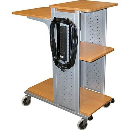 H. Wilson Company Four Shelf Presentation Station AV Cart