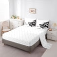 thumbnail image 5 of Erosebridal Cute Raccoon Kids Twin Bedding Sets 7-Piece, 3D Animal Print Bedding Comforter Set, 5 of 7