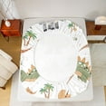 thumbnail image 5 of Castle Fairy Cute Dino Twin Sheet Sets,Jungle Wildlife Dinosaur Bedding, 5 of 7