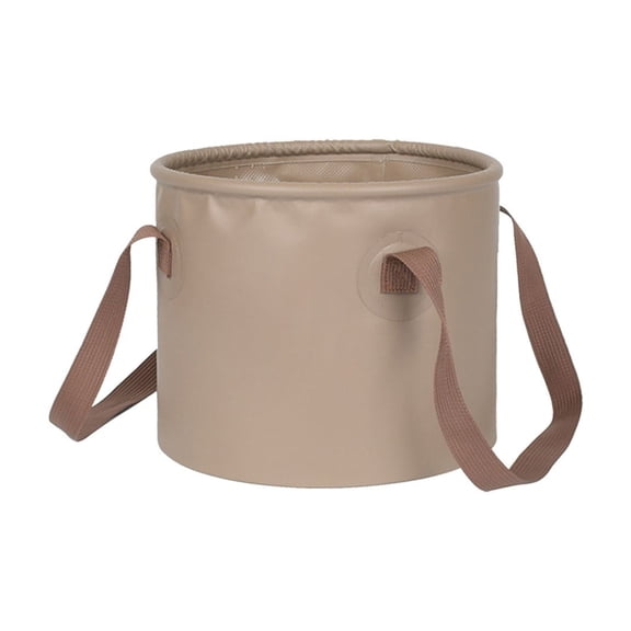 Elainilye Collapsible Water Bucket, Portable Folding Basin, Leak Proof Tub for Camping Fishing Gardening