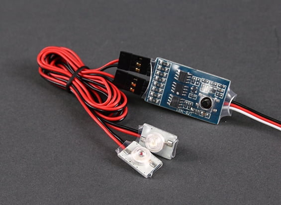 rc plane led light controller