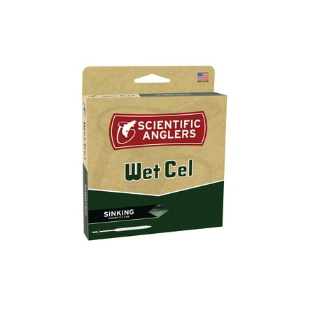 Intermediate Sinking Fly Line - Scientific Anglers WetCel Sinking Fly Line, WF, S, Clear, Int